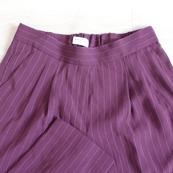 Babaton Modesto Maroon Striped Trouser in size 4 - Picture 3 of 10